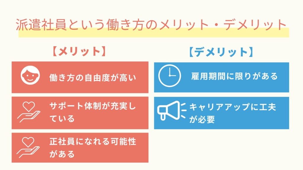 派遣社員という働き方のメリット・デメリット